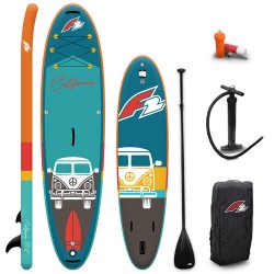 Дошка SUP надувна F2 California HFT 11.6 Turquoise